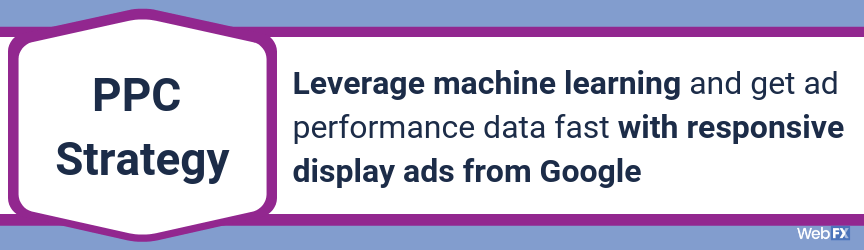 Leverage machine learning and get ad performance data fast with responsive display ads from Google