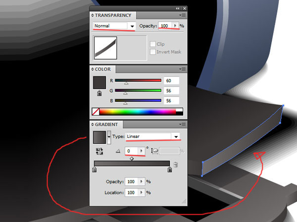 Draw the Printer's Paper Tray