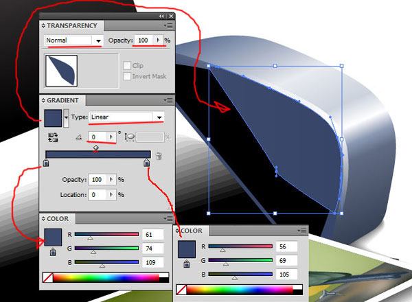 Draw the Inner Part of the Printer's Right Side