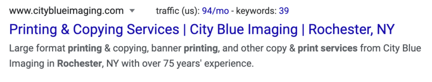 printing services rochester meta description