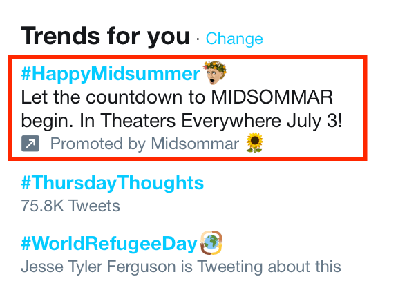 promoted trends