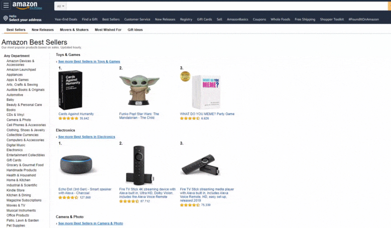 How to research Amazon Best Sellers