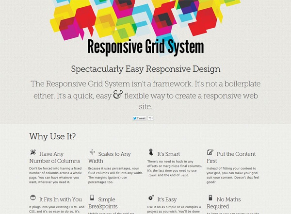 Responsive CSS grid: Responsive Grid System