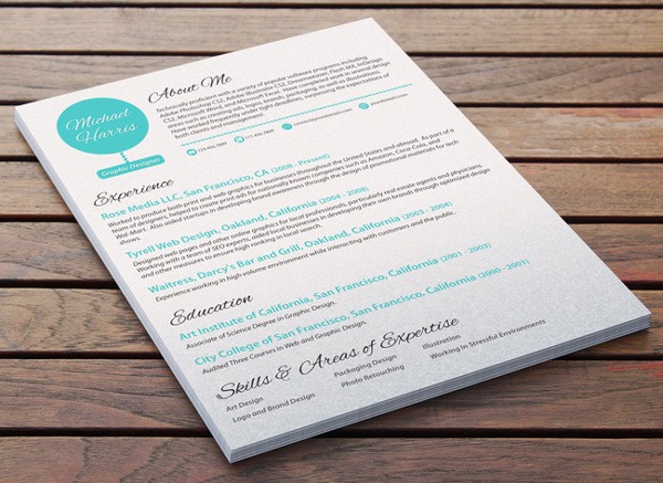 Avant Garde Resume Design