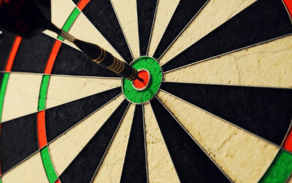 dart board bullseye