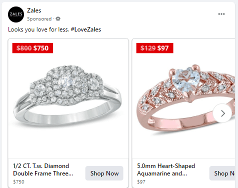 ring facebook ad example