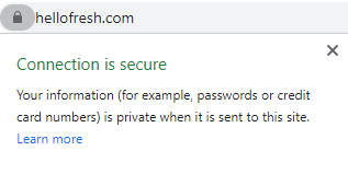 secure website