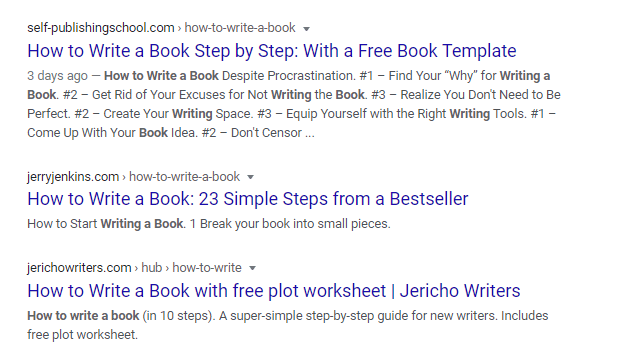 seo listing books