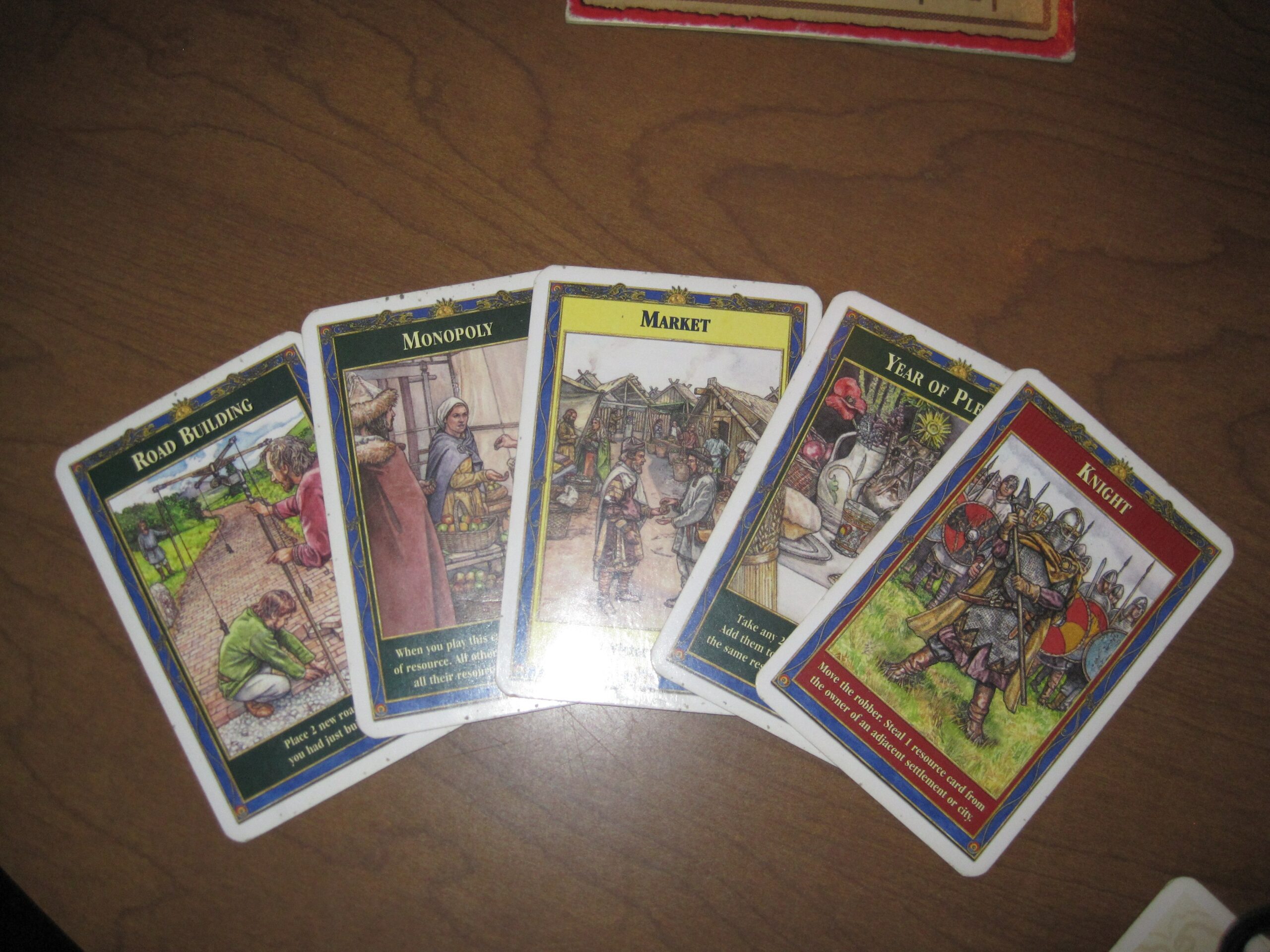 Settlers Development Cards Settlers Development Cards