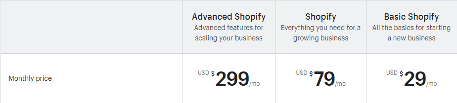 Shopify site maintenance costs