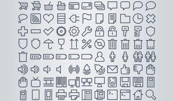 Free simple icon set: Vectory Mini Free