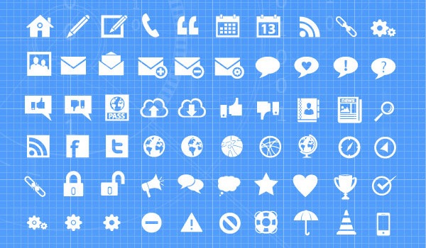 Free simple icon set: Vector Mega Icon Pack