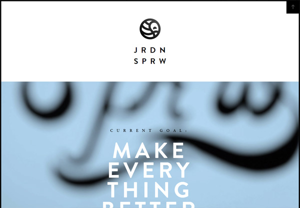 Simple portfolio website design for inspiration: www.findandform.com