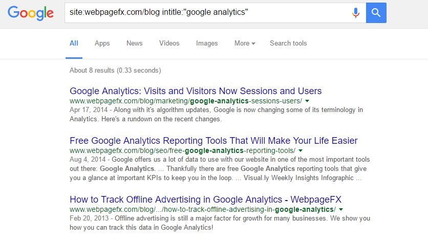 search efficiently example
