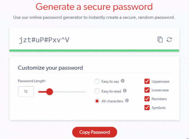 Lastpass for site security checklist