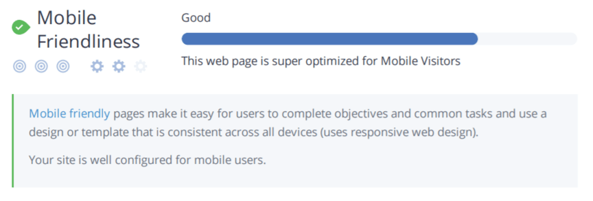 Mobile test for site speed checklist