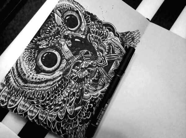 Moleskine Doodles by Weronika Sokol