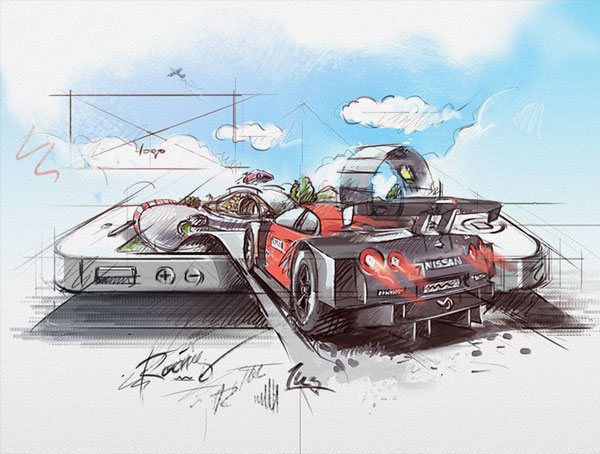 racing app *sketch by Eddie Lobanovskiy