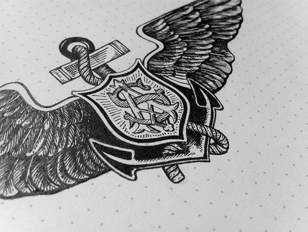 Salvation Army Crest #2 by Drew Melton