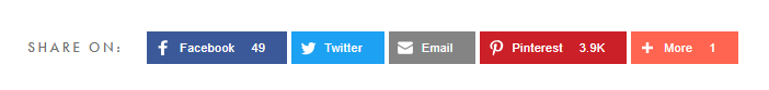 Website buttons allowing you to share content on social media