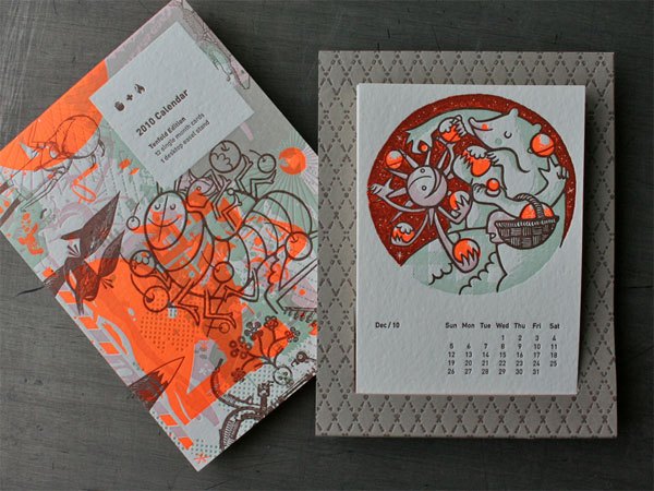 2010 Studio On Fire Letterpress Calendar