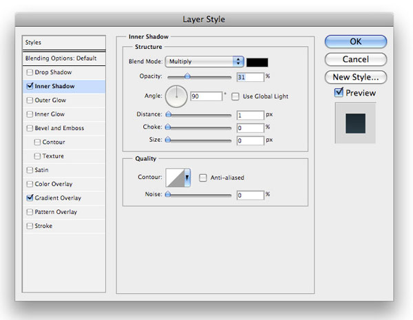 Design the progress circles on the "detail" bar