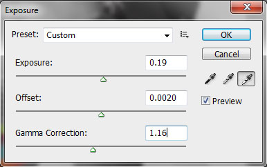 Desaturate the skin layer