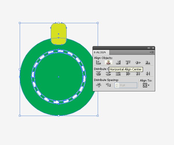 Draw the Base Shape and Inner Design of the Poker Chip