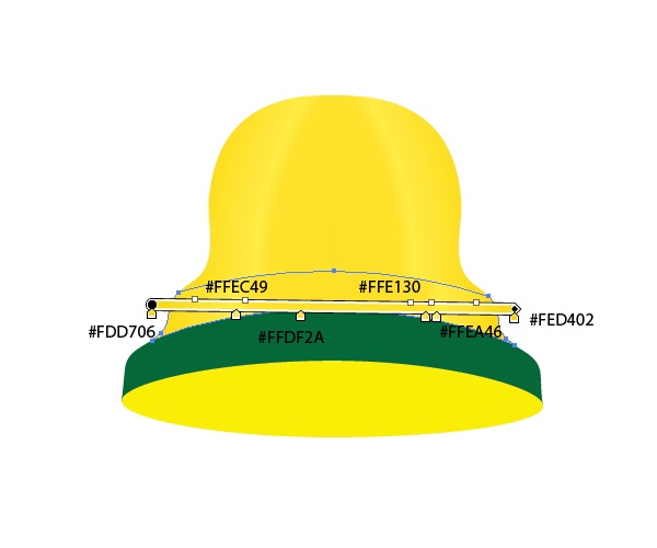 Linear gradient on bell