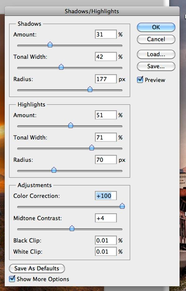 step01 creating the background shadows highlights values