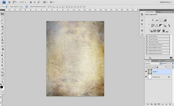 Adding the Background Texture