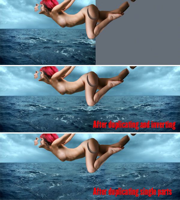 Inserting the sea