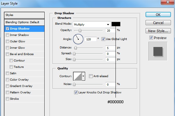 step04 drop shadow option