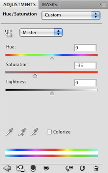 Hue/Saturation Adjustment