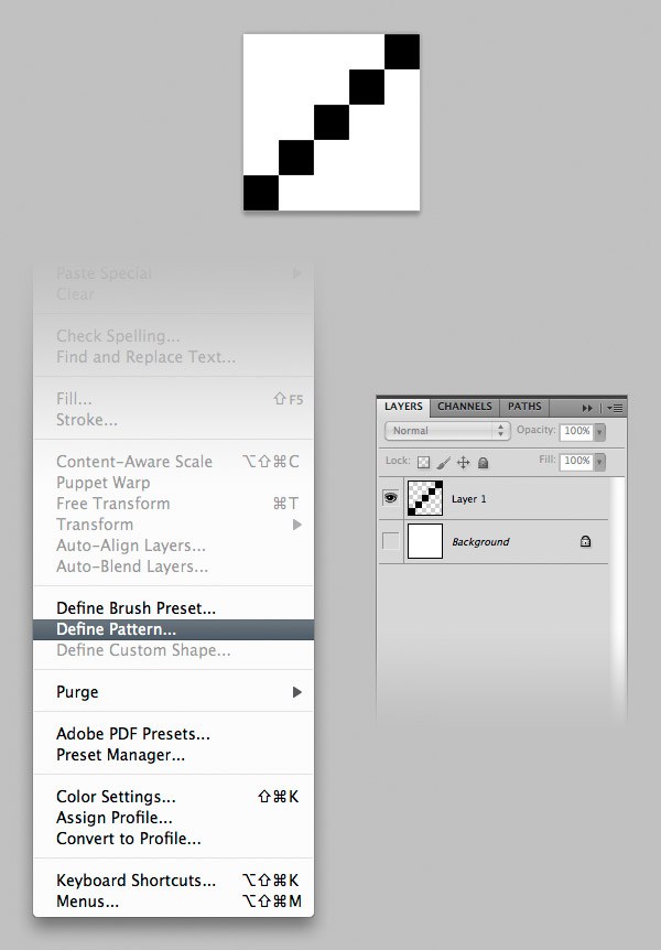 step05 diagonal stripe pattern