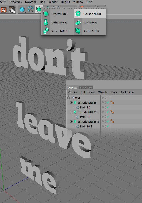 step07 3D text