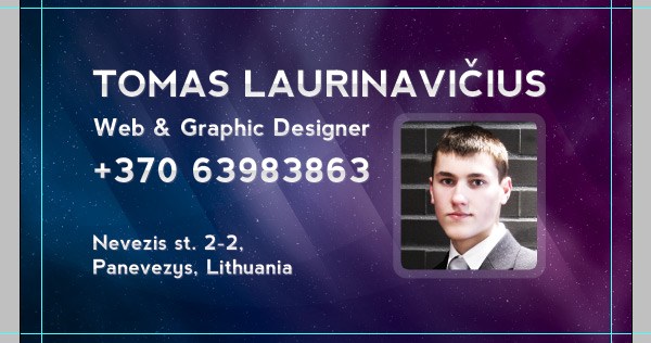 Business Card Typography