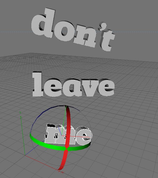 step09 rotate the 3D words