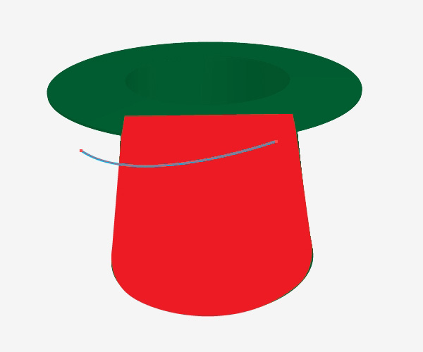 Draw the Upper Part of the Hat