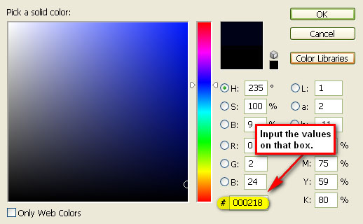 Solid Color adjustment layer