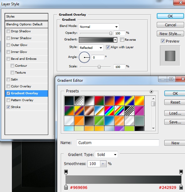 Gradient Overlay Layer Style