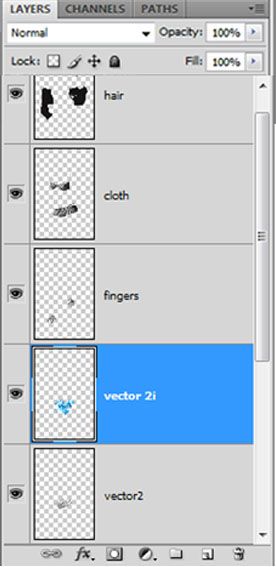 Rasterizing imported vector layers