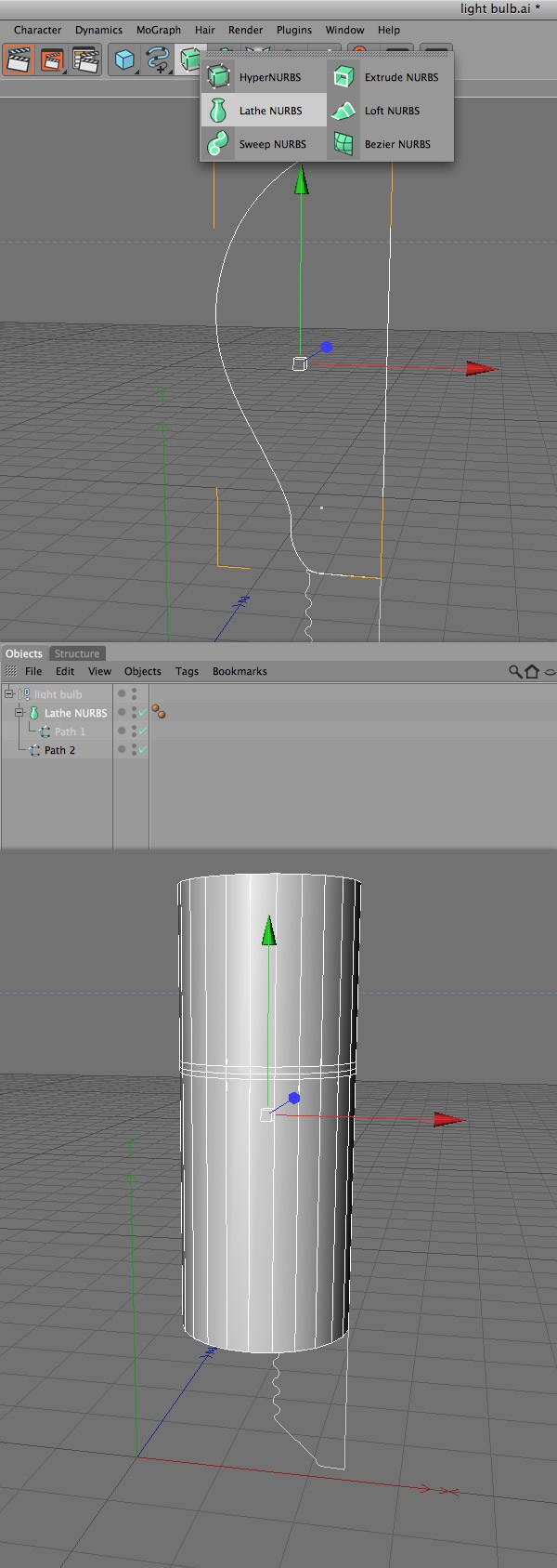 step15 lathe nurbs