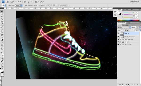 step20 dynamic light streak second step