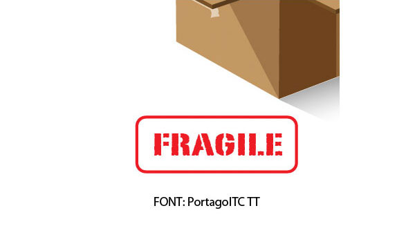 Creating a "Fragile" Stamp