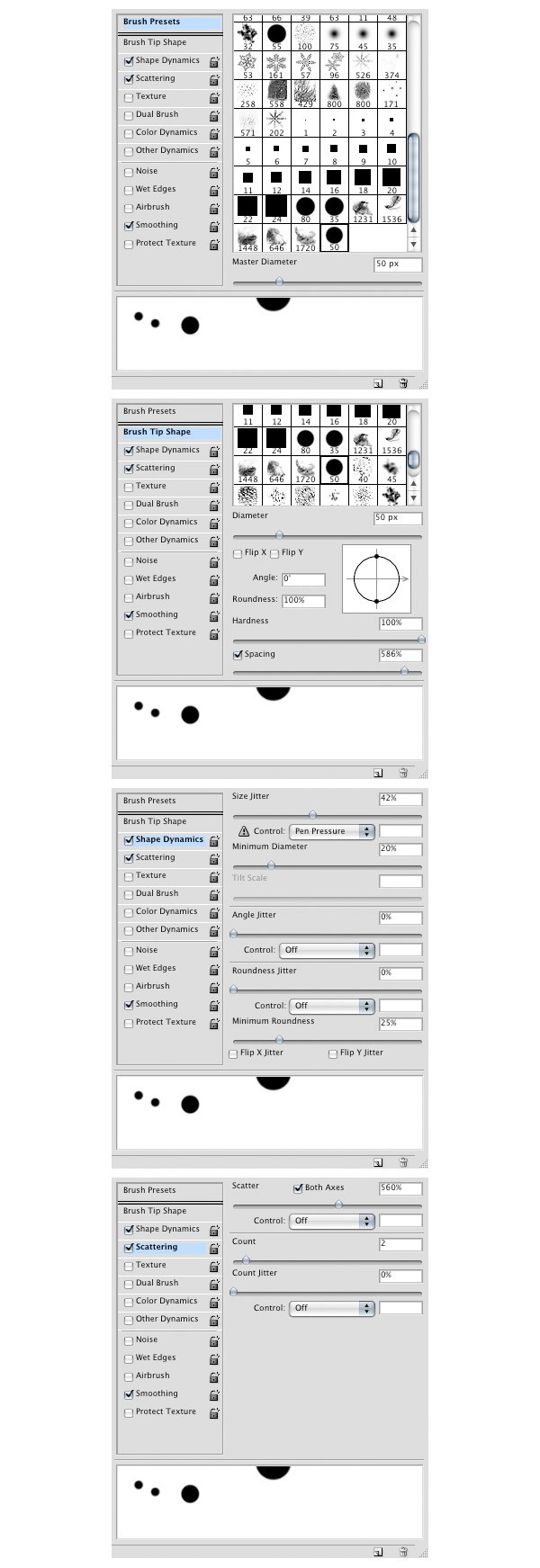 step24 brush settings