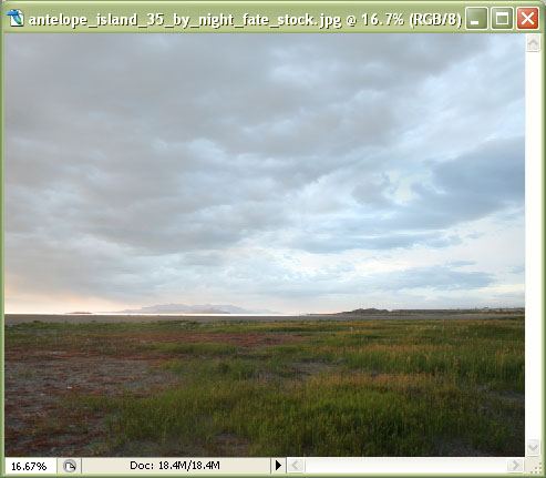 Prepare the Antelope Island stock photo