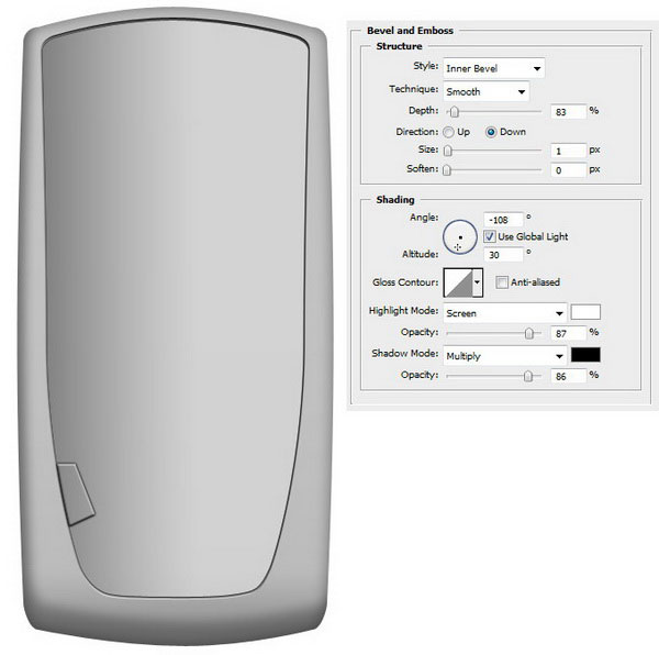 How to Draw a Realistic Cellphone using Photoshop