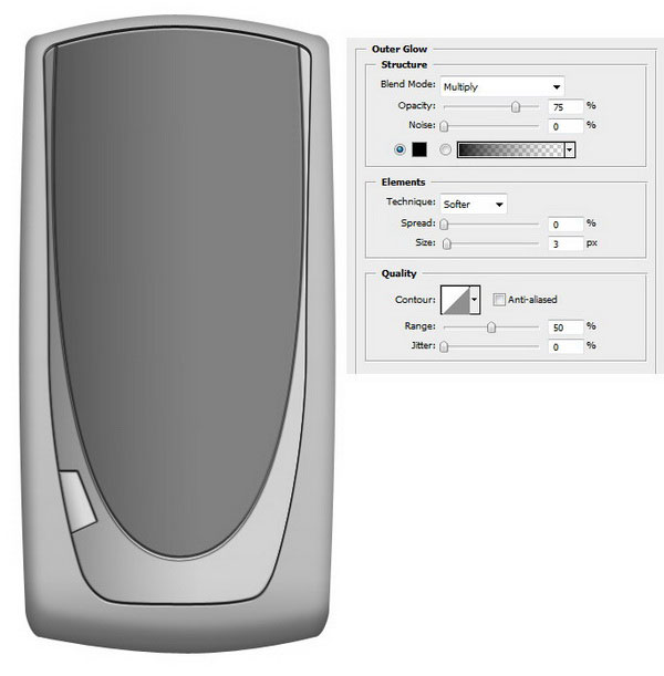 How to Draw a Realistic Cellphone using Photoshop