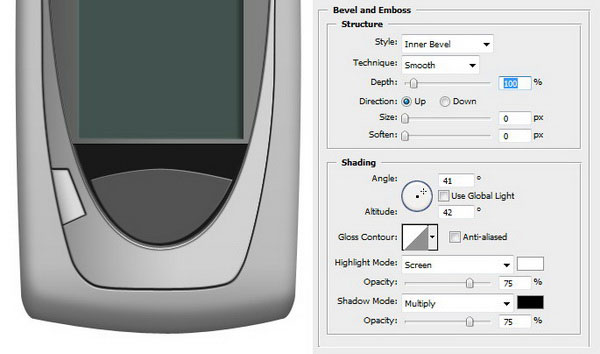 How to Draw a Realistic Cellphone using Photoshop